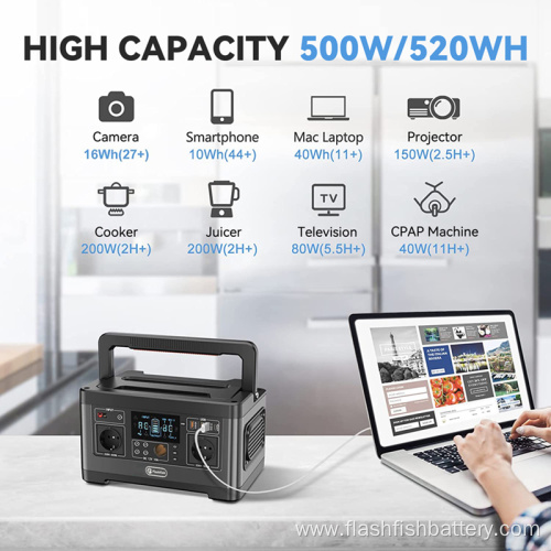 Lithium battery generator high capacity power supply